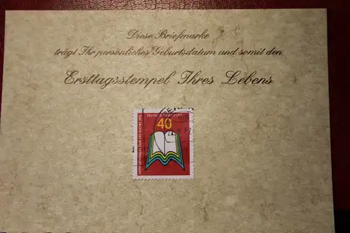 22.9.1972; Personalisierte Geburtstagskarte; Personalisierte Ersttagskarte; Personalisierte Geburtskarte
