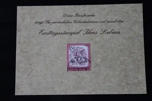 23.10.1974; Personalisierte Geburtstagskarte; Personalisierte Ersttagskarte; Personalisierte Geburtskarte