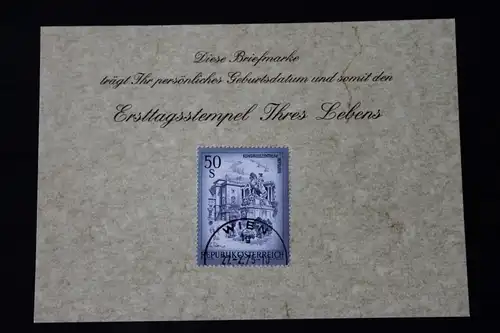 27.2.1975; Personalisierte Geburtstagskarte; Personalisierte Ersttagskarte; Personalisierte Geburtskarte