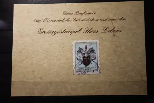 22.6.1979; Personalisierte Geburtstagskarte; Personalisierte Ersttagskarte; Personalisierte Geburtskarte