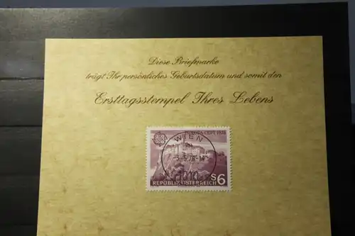 3.5.1978; Personalisierte Geburtstagskarte; Personalisierte Ersttagskarte; Personalisierte Geburtskarte