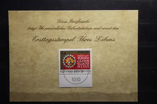 25.9.1981; Personalisierte Geburtstagskarte; Personalisierte Ersttagskarte; Personalisierte Geburtskarte