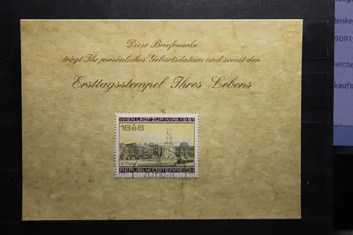 21.11.1980; Personalisierte Geburtstagskarte; Personalisierte Ersttagskarte; Personalisierte Geburtskarte