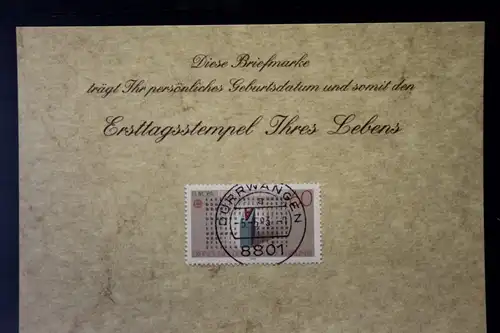 5.5.1983; Personalisierte Geburtstagskarte; Personalisierte Ersttagskarte; Personalisierte Geburtskarte