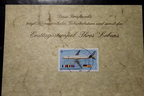 5.5.1988; Personalisierte Geburtstagskarte; Personalisierte Ersttagskarte; Personalisierte Geburtskarte