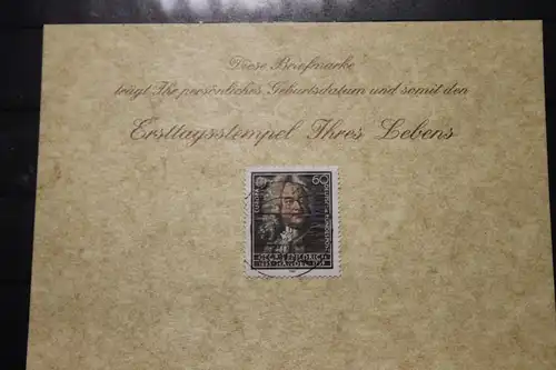 3.1.1986; Personalisierte Geburtstagskarte; Personalisierte Ersttagskarte; Personalisierte Geburtskarte