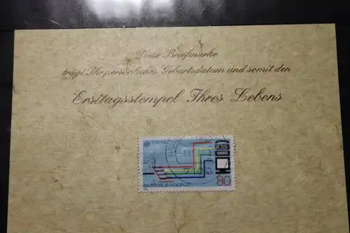 7.12.1988; Personalisierte Geburtstagskarte; Personalisierte Ersttagskarte; Personalisierte Geburtskarte