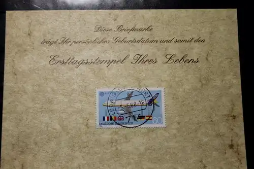5.5.1988; Personalisierte Geburtstagskarte; Personalisierte Ersttagskarte; Personalisierte Geburtskarte