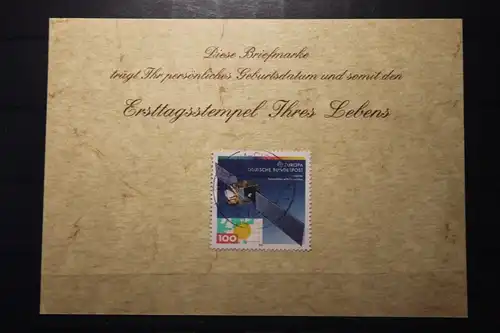 19.7.1992; Personalisierte Geburtstagskarte; Personalisierte Ersttagskarte; Personalisierte Geburtskarte