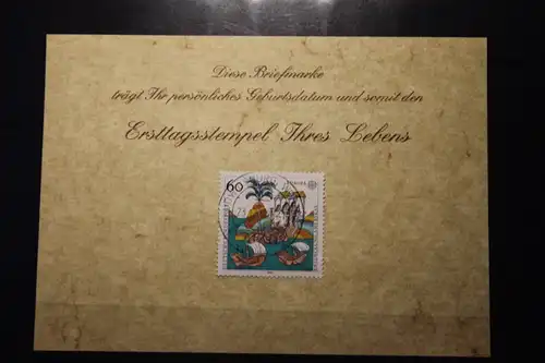 23.12.1992; Personalisierte Geburtstagskarte; Personalisierte Ersttagskarte; Personalisierte Geburtskarte
