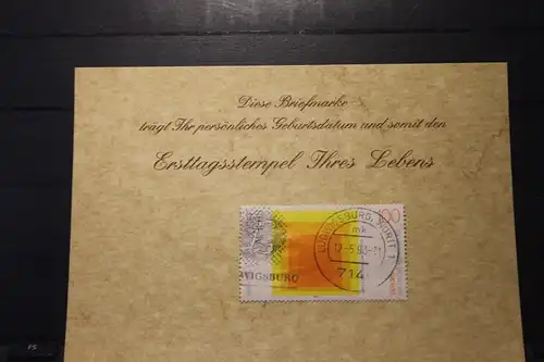12.5.1993; Personalisierte Geburtstagskarte; Personalisierte Ersttagskarte; Personalisierte Geburtskarte
