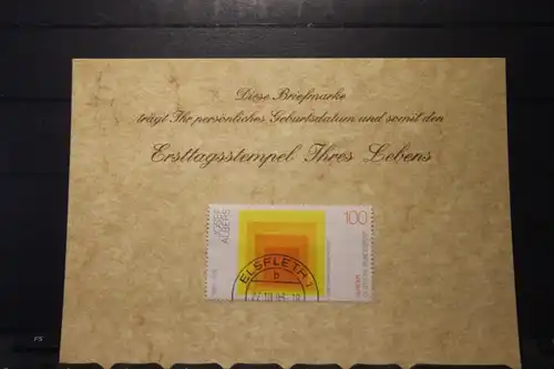 27.10.1993; Personalisierte Geburtstagskarte; Personalisierte Ersttagskarte; Personalisierte Geburtskarte