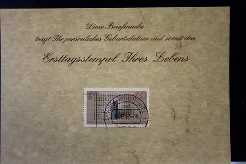 16.12.1983; Personalisierte Geburtstagskarte; Personalisierte Ersttagskarte; Personalisierte Geburtskarte