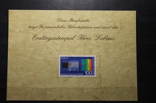 3.5.1995; Personalisierte Geburtstagskarte; Personalisierte Ersttagskarte; Personalisierte Geburtskarte