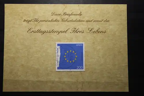 11.8.1995; Personalisierte Geburtstagskarte; Personalisierte Ersttagskarte; Personalisierte Geburtskarte