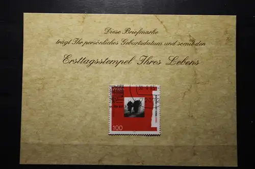 30.8.1995; Personalisierte Geburtstagskarte; Personalisierte Ersttagskarte; Personalisierte Geburtskarte