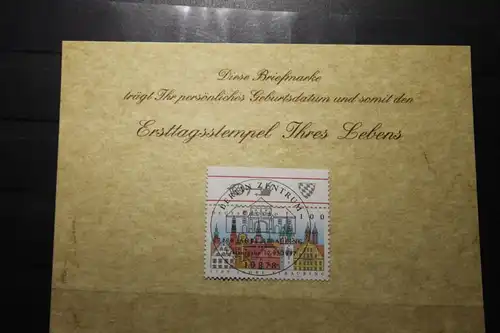 10.3.1997; Personalisierte Geburtstagskarte; Personalisierte Ersttagskarte; Personalisierte Geburtskarte