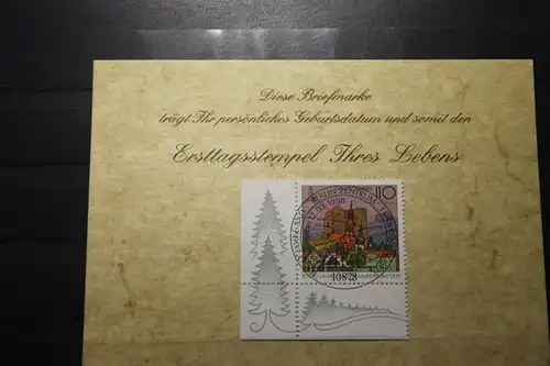 12.3.1998; Personalisierte Geburtstagskarte; Personalisierte Ersttagskarte; Personalisierte Geburtskarte