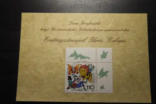 10.6.1998; Personalisierte Geburtstagskarte; Personalisierte Ersttagskarte; Personalisierte Geburtskarte