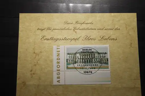 12.3.1998; Personalisierte Geburtstagskarte; Personalisierte Ersttagskarte; Personalisierte Geburtskarte