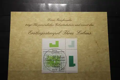7.5.1998; Personalisierte Geburtstagskarte; Personalisierte Ersttagskarte; Personalisierte Geburtskarte