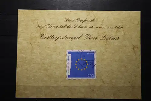 29.5.1995; Personalisierte Geburtstagskarte; Personalisierte Ersttagskarte; Personalisierte Geburtskarte