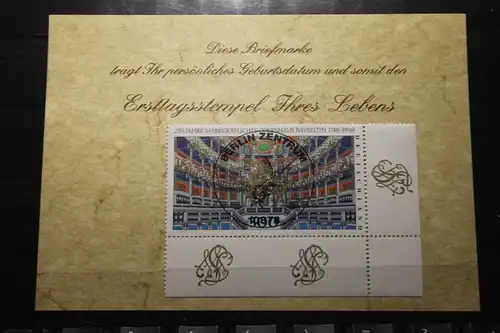 16.4.1998; Personalisierte Geburtstagskarte; Personalisierte Ersttagskarte; Personalisierte Geburtskarte
