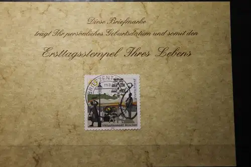15.9.2000; Personalisierte Geburtstagskarte; Personalisierte Ersttagskarte; Personalisierte Geburtskarte