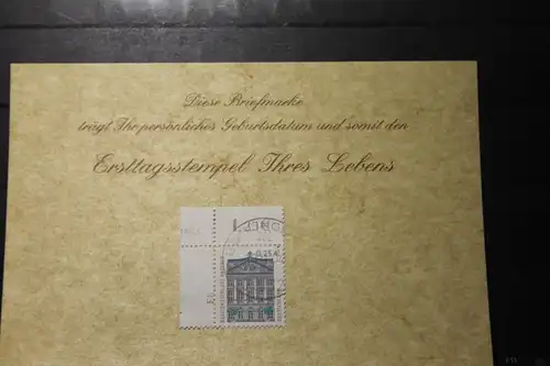 10.11.2002; Personalisierte Geburtstagskarte; Personalisierte Ersttagskarte; Personalisierte Geburtskarte