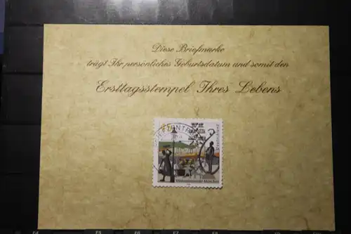 19.10.2004; Personalisierte Geburtstagskarte; Personalisierte Ersttagskarte; Personalisierte Geburtskarte