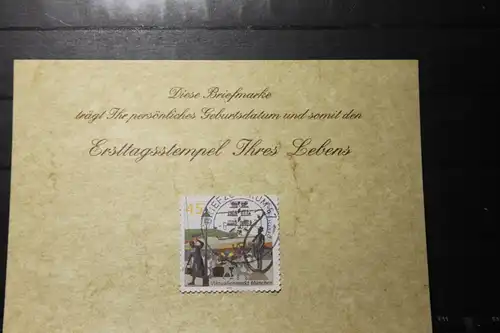 6.7.2005; Personalisierte Geburtstagskarte; Personalisierte Ersttagskarte; Personalisierte Geburtskarte