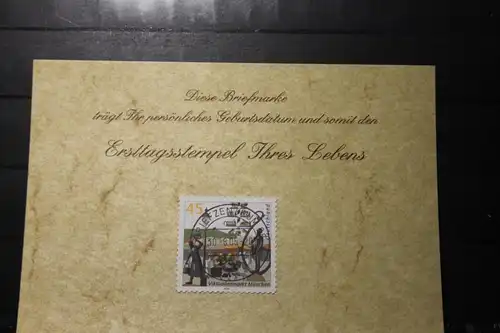 30.8.2005; Personalisierte Geburtstagskarte; Personalisierte Ersttagskarte; Personalisierte Geburtskarte