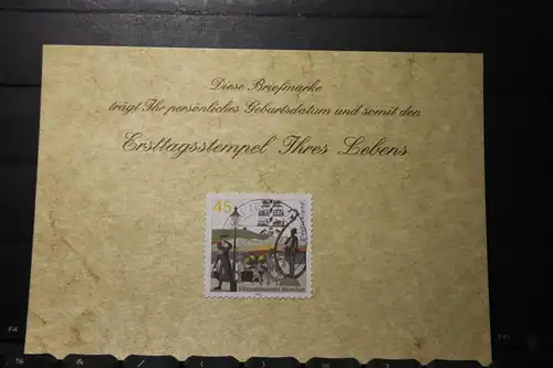 27.6.2005; Personalisierte Geburtstagskarte; Personalisierte Ersttagskarte; Personalisierte Geburtskarte