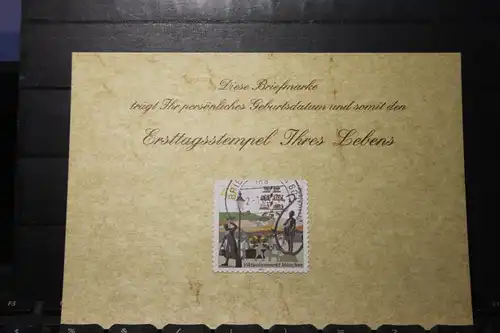 2.1.2005; Personalisierte Geburtstagskarte; Personalisierte Ersttagskarte; Personalisierte Geburtskarte