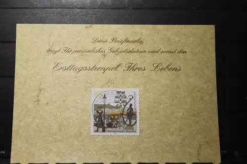 9.2.2006; Personalisierte Geburtstagskarte; Personalisierte Ersttagskarte; Personalisierte Geburtskarte