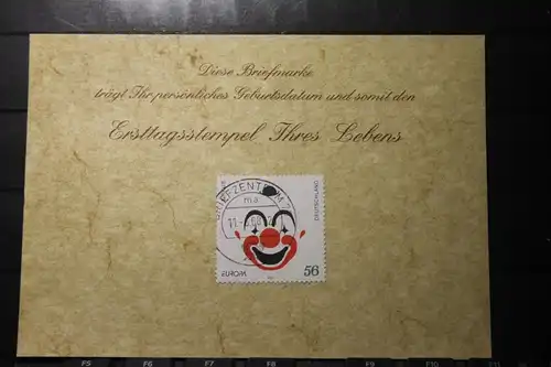 11.6.2008; Personalisierte Geburtstagskarte; Personalisierte Ersttagskarte; Personalisierte Geburtskarte