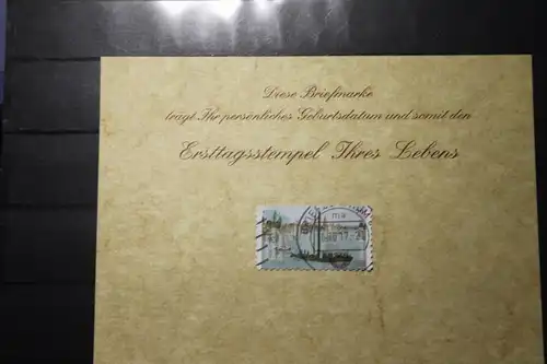6.10.2017; Personalisierte Geburtstagskarte; Personalisierte Ersttagskarte; Personalisierte Geburtskarte