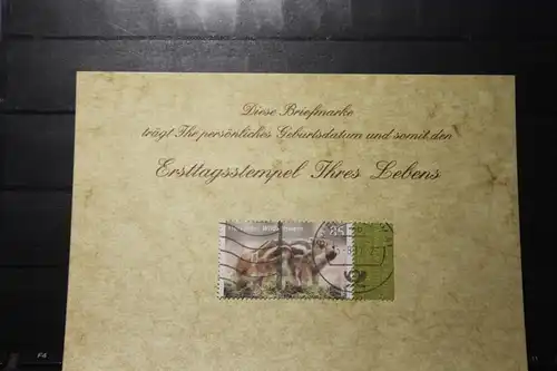 15.8.2017; Personalisierte Geburtstagskarte; Personalisierte Ersttagskarte; Personalisierte Geburtskarte