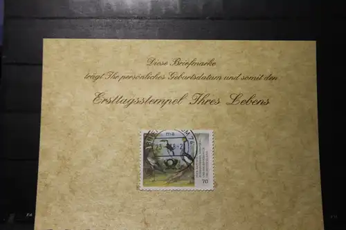 23.1.2018; Personalisierte Geburtstagskarte; Personalisierte Ersttagskarte; Personalisierte Geburtskarte