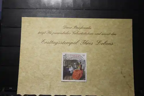 21.2.2018; Personalisierte Geburtstagskarte; Personalisierte Ersttagskarte; Personalisierte Geburtskarte