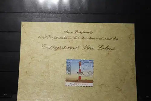 12.4.2019; Personalisierte Geburtstagskarte; Personalisierte Ersttagskarte; Personalisierte Geburtskarte