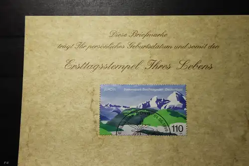 4.5.1999; Personalisierte Geburtstagskarte; Personalisierte Ersttagskarte; Personalisierte Geburtskarte