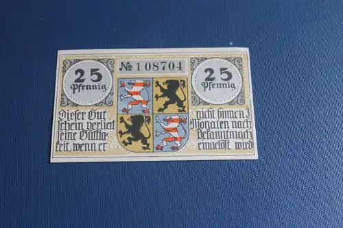 Notgeld  25 Pf. der Stadt Hildburghausen