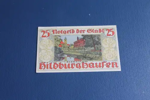 Notgeld  25 Pf. der Stadt Hildburghausen