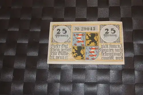 Notgeld  25 Pf. der Stadt Hildburghausen