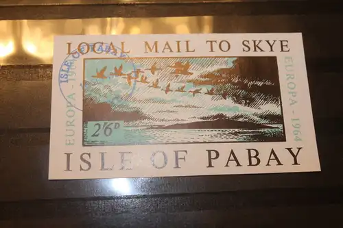 Isle of Pabay EUROPA-UNION-Mitläufer, CEPT-Mitläufer, Englische Insel-Lokalpost-Marken Blockausgabe 1964