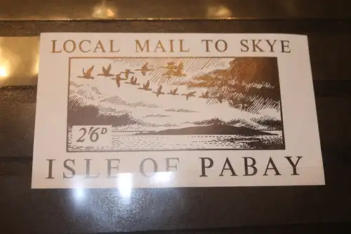 Isle of Pabay; Fehldruck; Abart,  EUROPA-UNION-Mitläufer, CEPT-Mitläufer, Englische Insel-Lokalpost-Marken Blockausgabe 1967