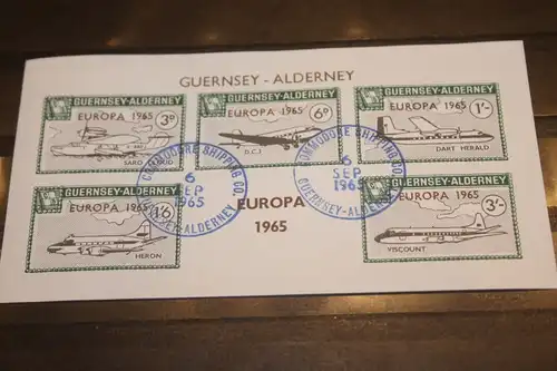 Guernsey-Alderney, EUROPA-UNION-Mitläufer, CEPT-Mitläufer, Englische Insel-Lokalpost-Marken Blockausgabe 1965