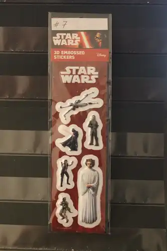 Star Wars Sticker; 3D Embossed Stickers Star Wars