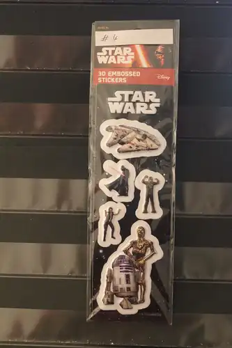 Star Wars Sticker; 3D Embossed Stickers Star Wars